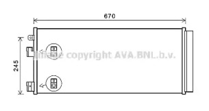 AVA QUALITY COOLING ol5679d -  Конденсатор, кондиционер